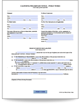 California State Construction Forms
